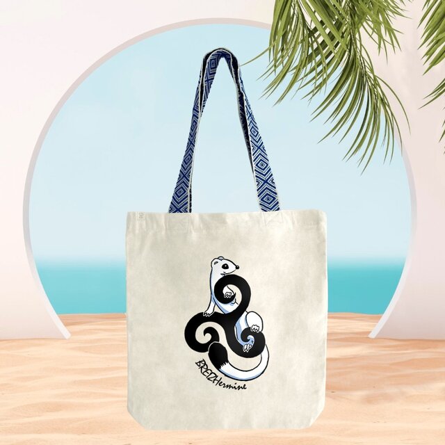 Image front Totebag epais - Anse colorée - Celt'hermine
