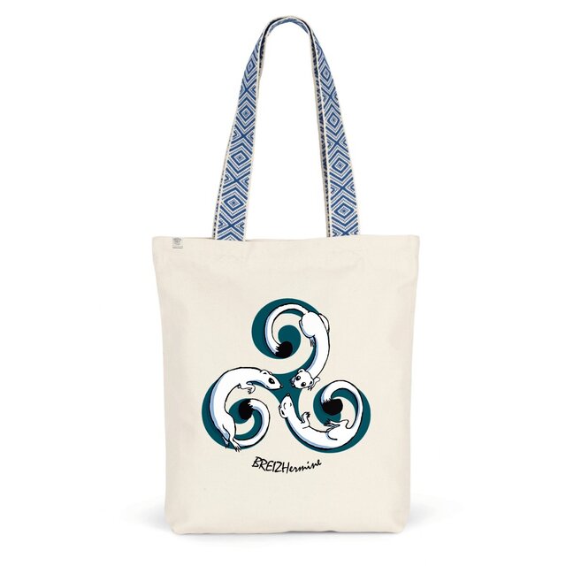 Image back Totebag epais - Anse colorée - Hermiskell