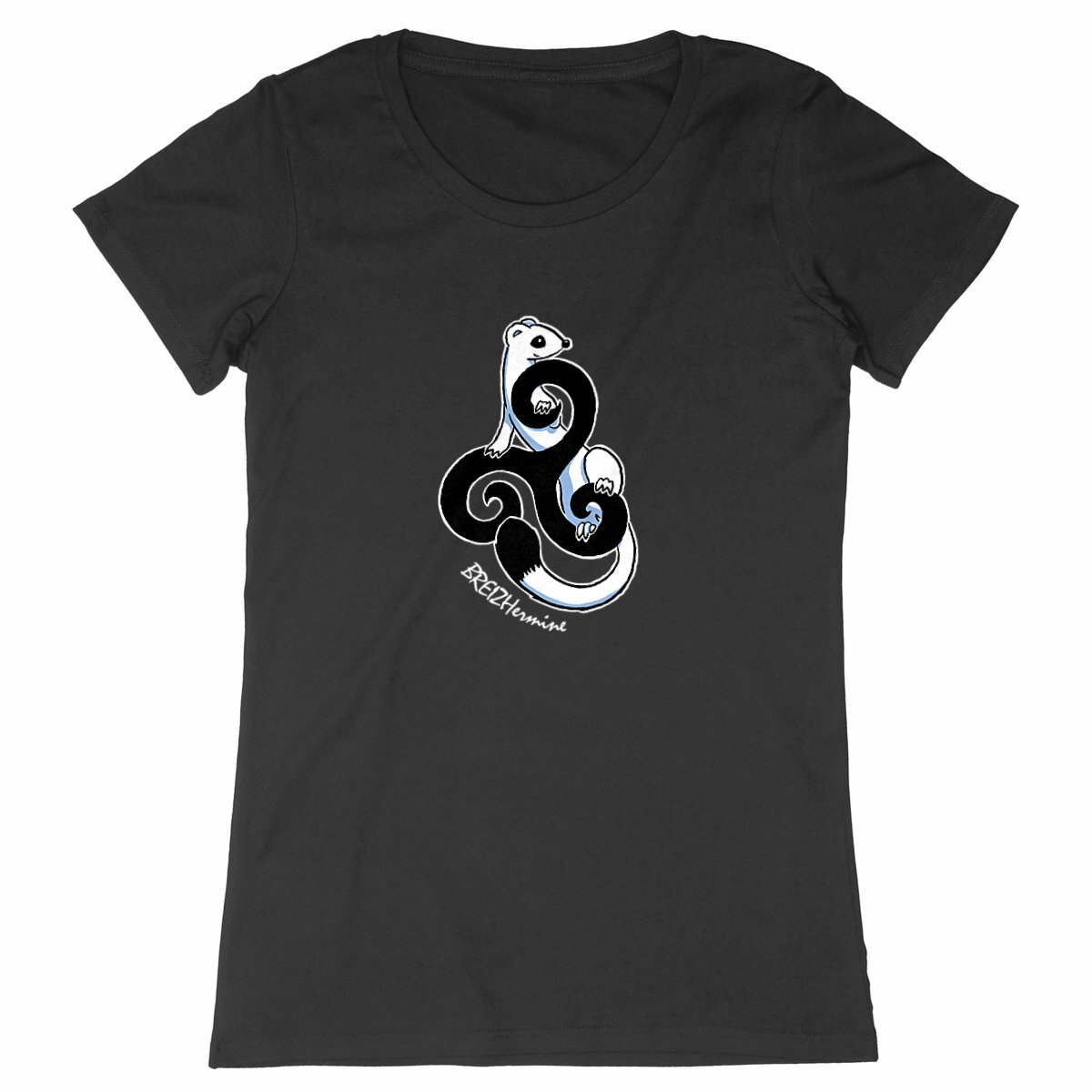 Image back T-shirt Femme - Foncé - Celt'hermine