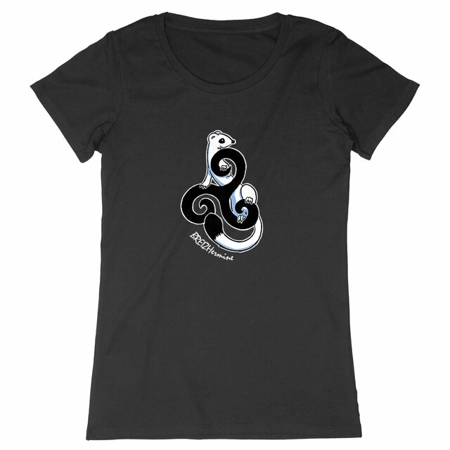 Image back T-shirt Femme - Foncé - Celt'hermine