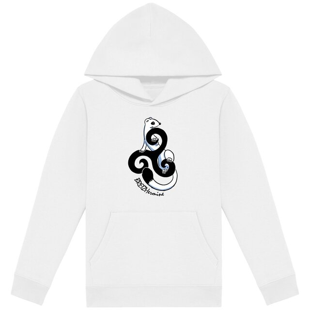 Image back Sweat à capuche enfant - Premium - Celt'hermine