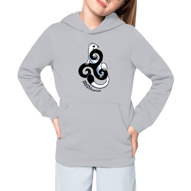 Image front Sweat à capuche enfant - Premium - Celt'hermine