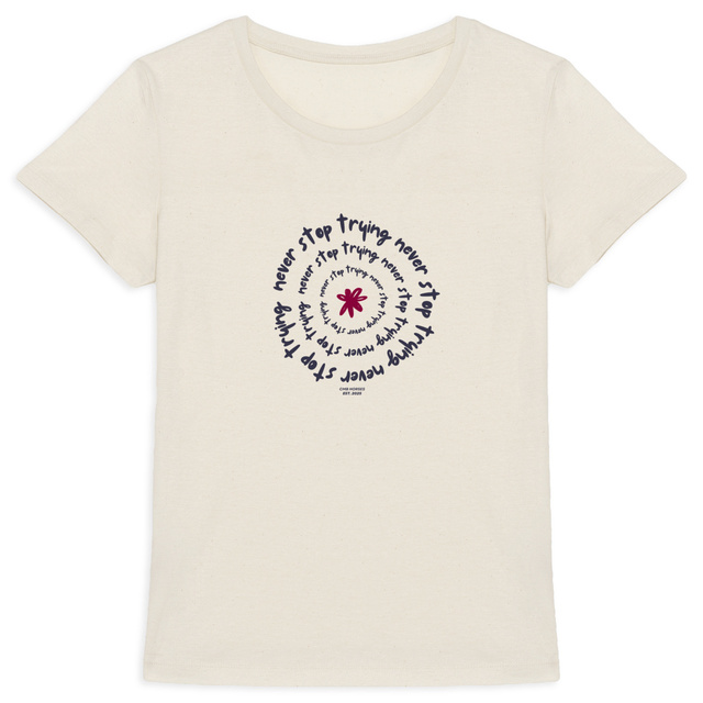 Image back Never Stop Trying - Le T-shirt