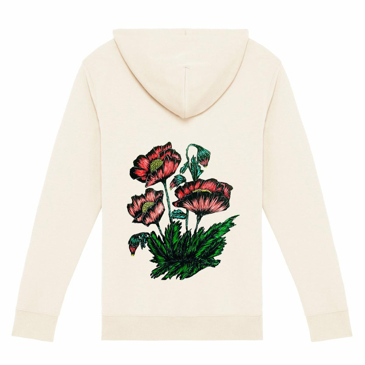 Image back Unisex Zip Hoodie - Premium Plus