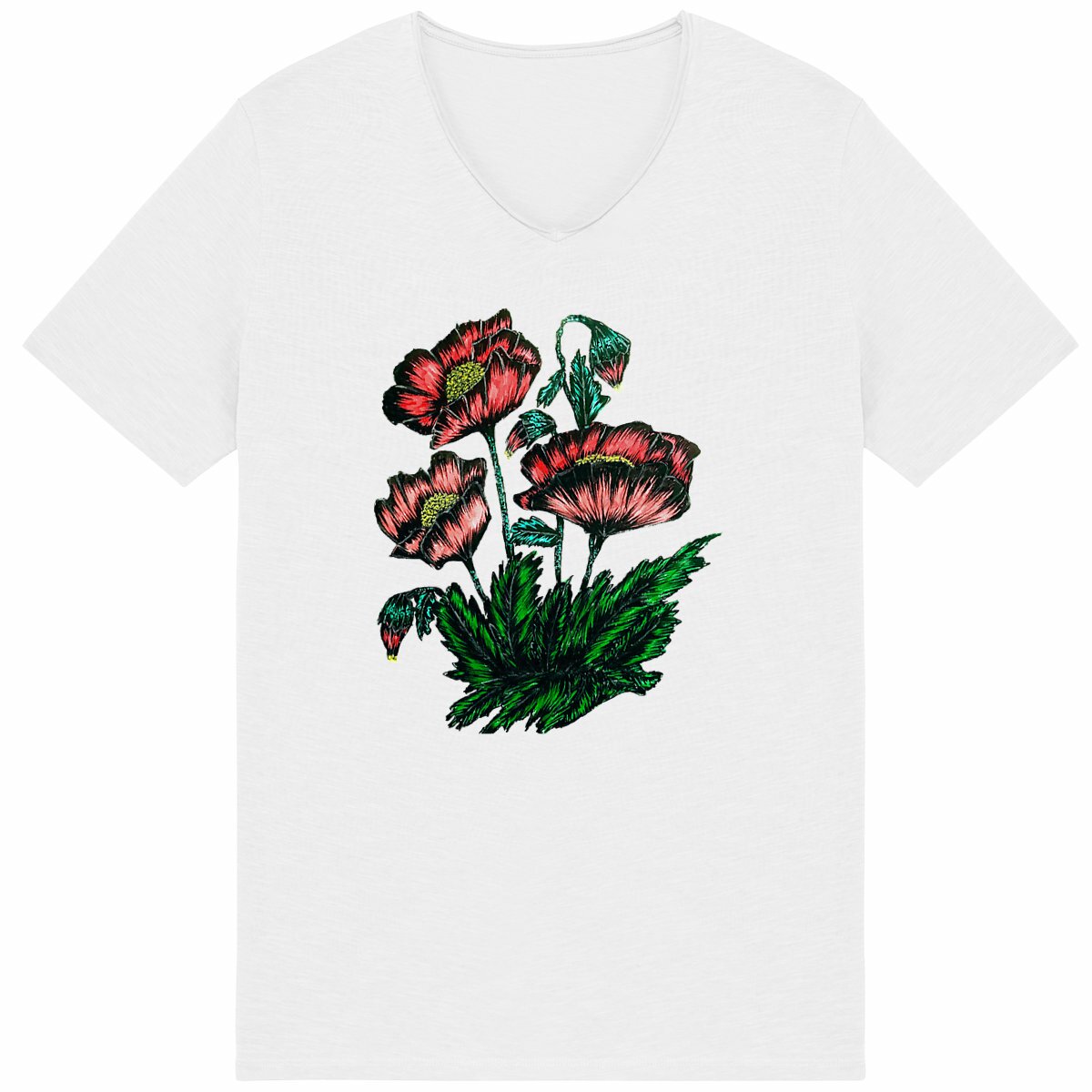 Image back Men's slub t-shirt - Premium Plus