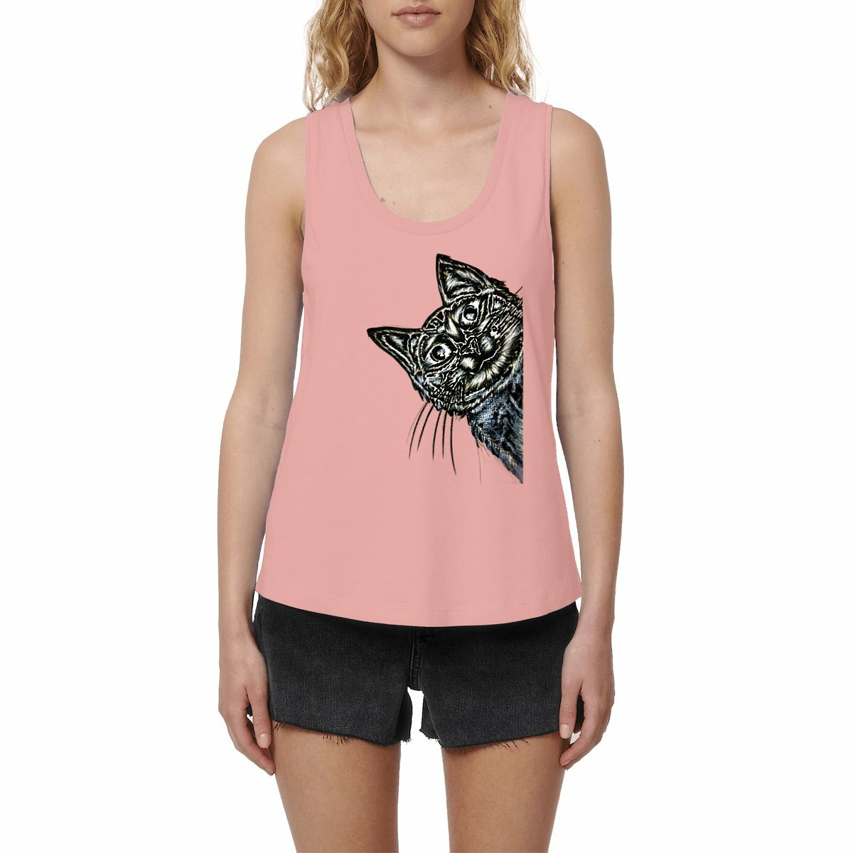 Image front Loose fitting women's tank top - Premium Plus