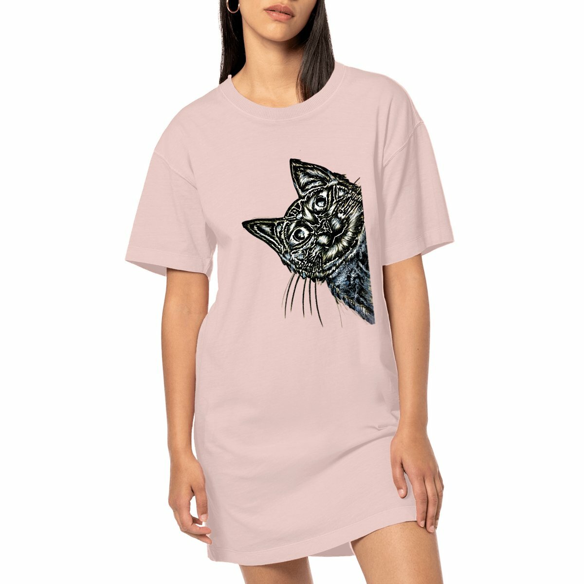 Image front Women's t-shirt dress - Premium Plus