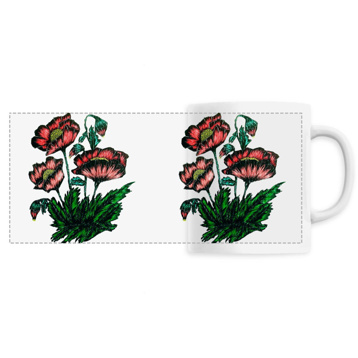 Image front Ceramic mug - Panoramic - Premium