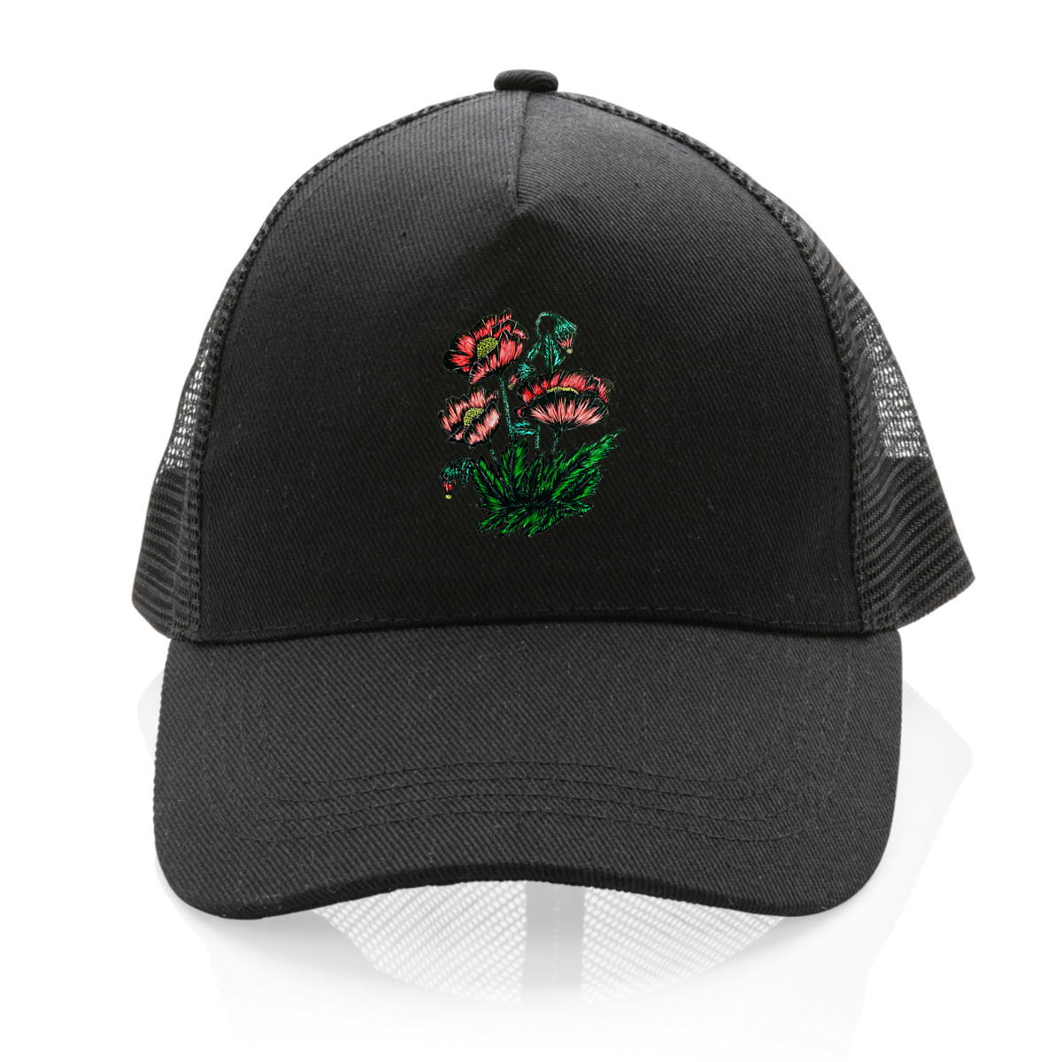 Image front 100% recycled Trucker cap - Premium