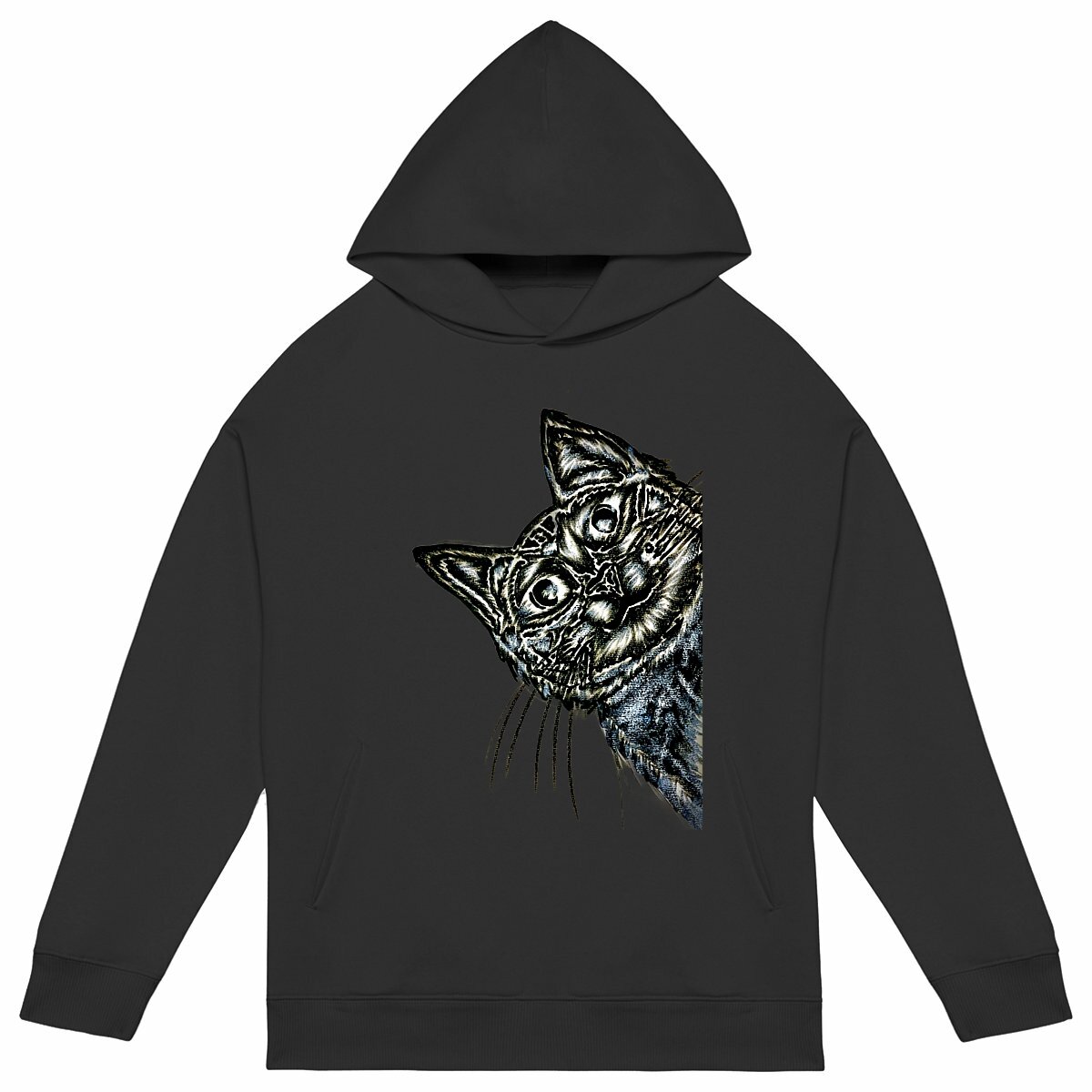 Image back Unisex oversized hoodie - Premium Plus