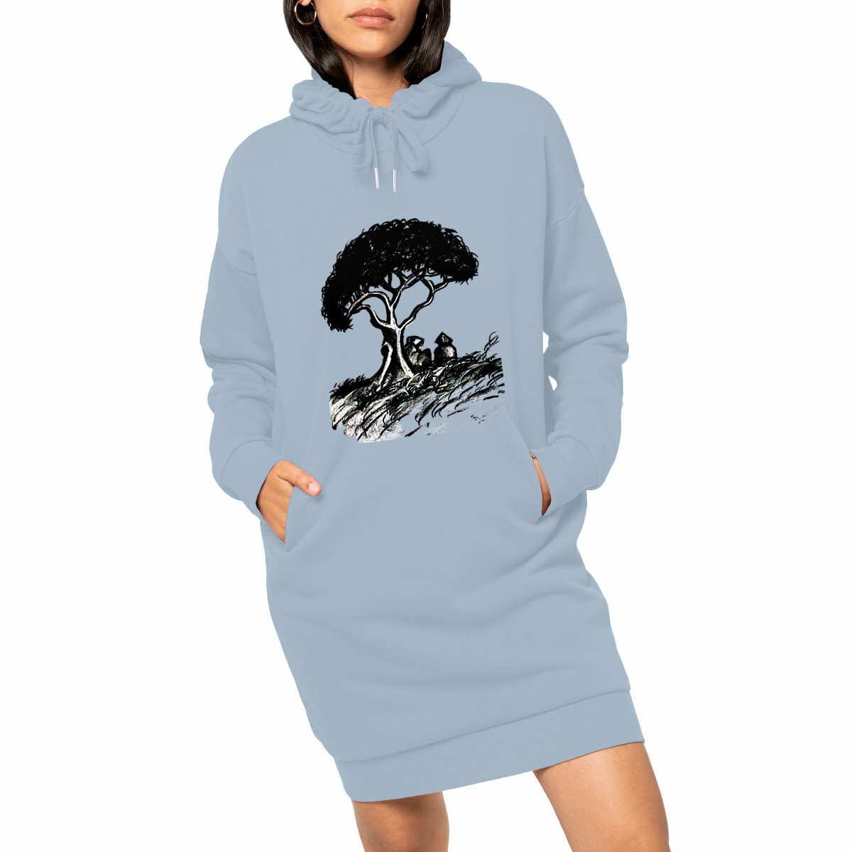 Image front Women's hoodie dress