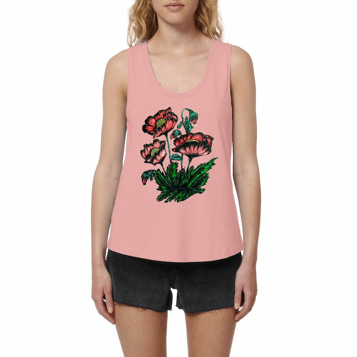 Image front Loose fitting women's tank top - Premium Plus