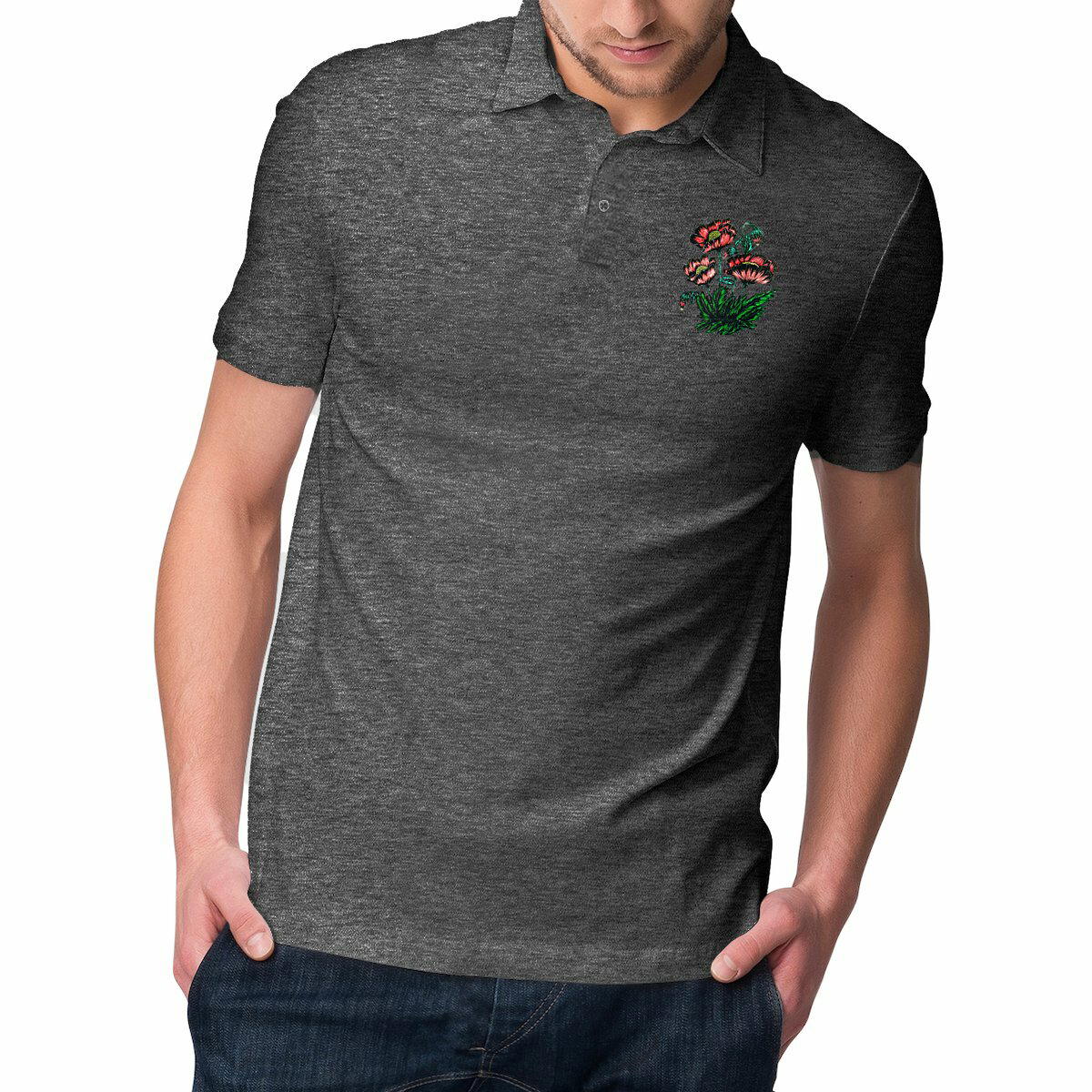 Image front Men's Polo Shirt - Premium