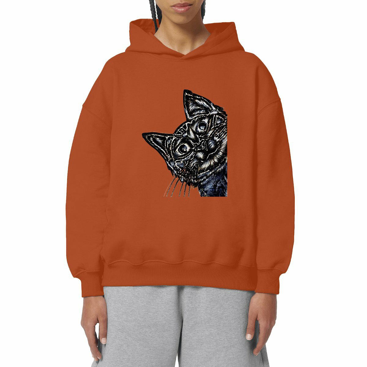Image front Unisex oversized hoodie - Premium Plus