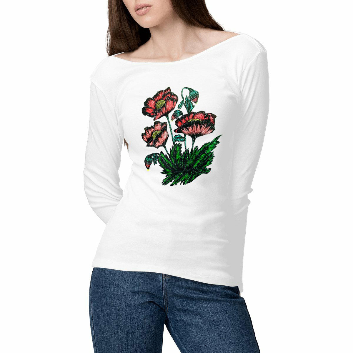 Image front Women's long sleeve t-shirt - Premium