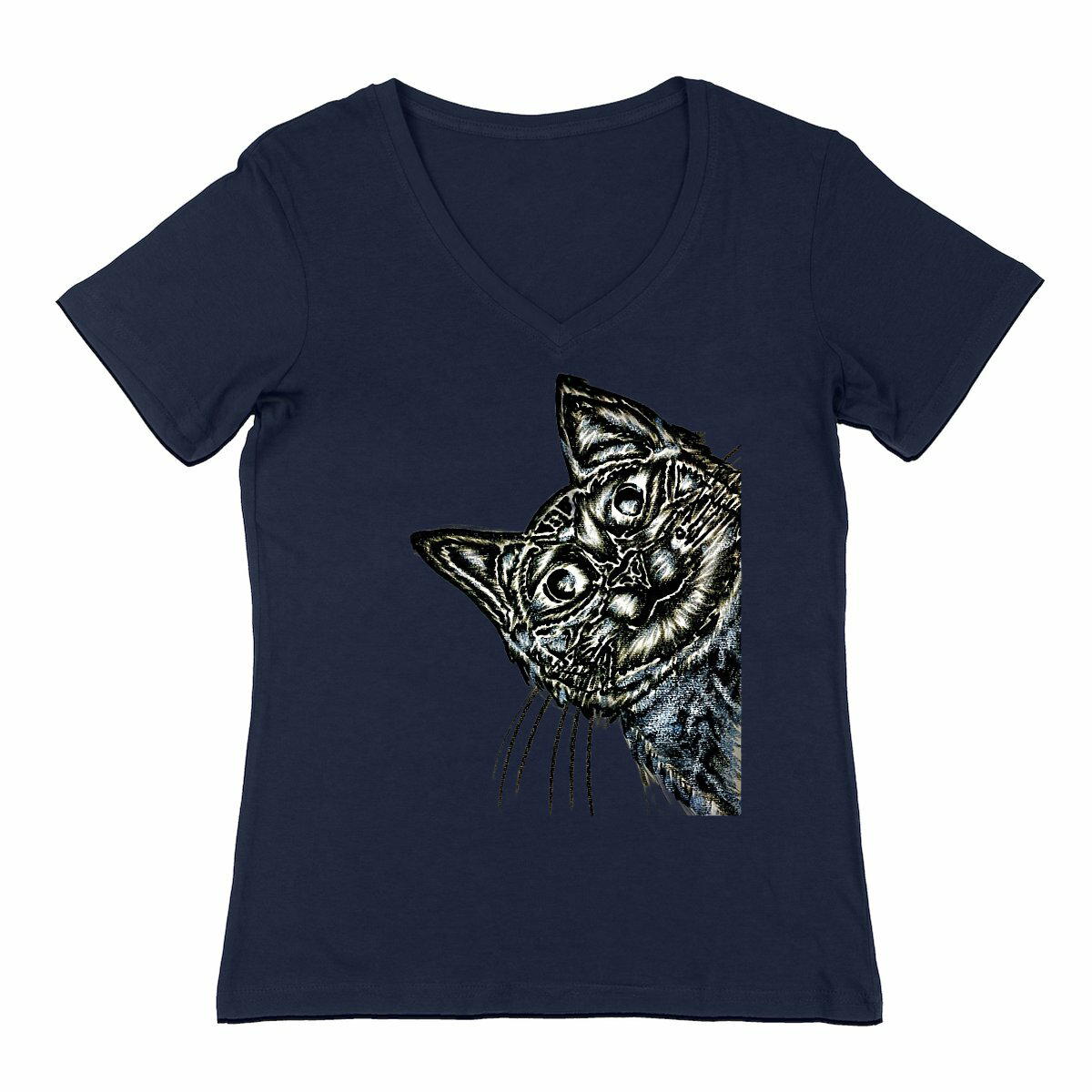 Image back Women's v-neck T-shirt - Change