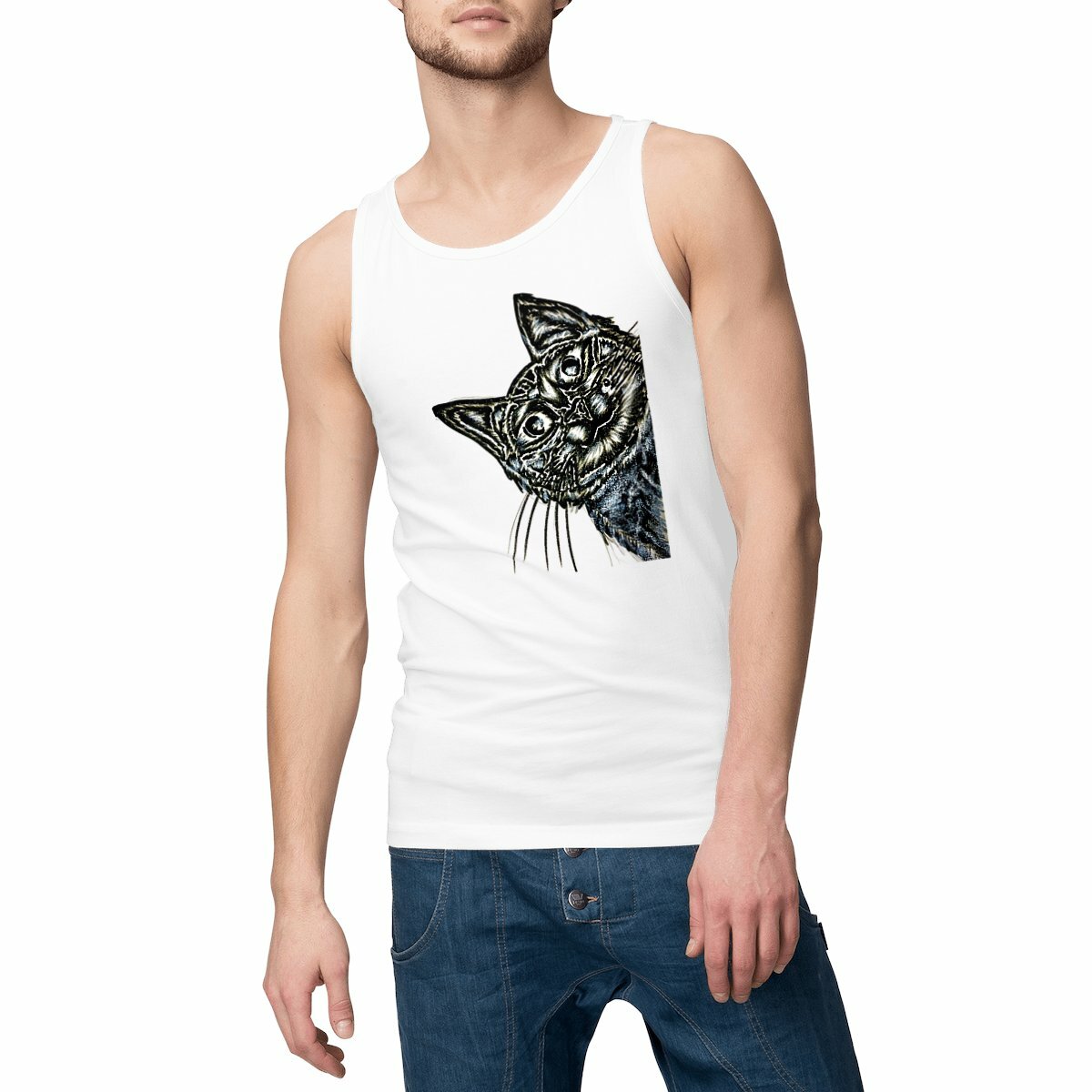 Image front Men's tank top - Change