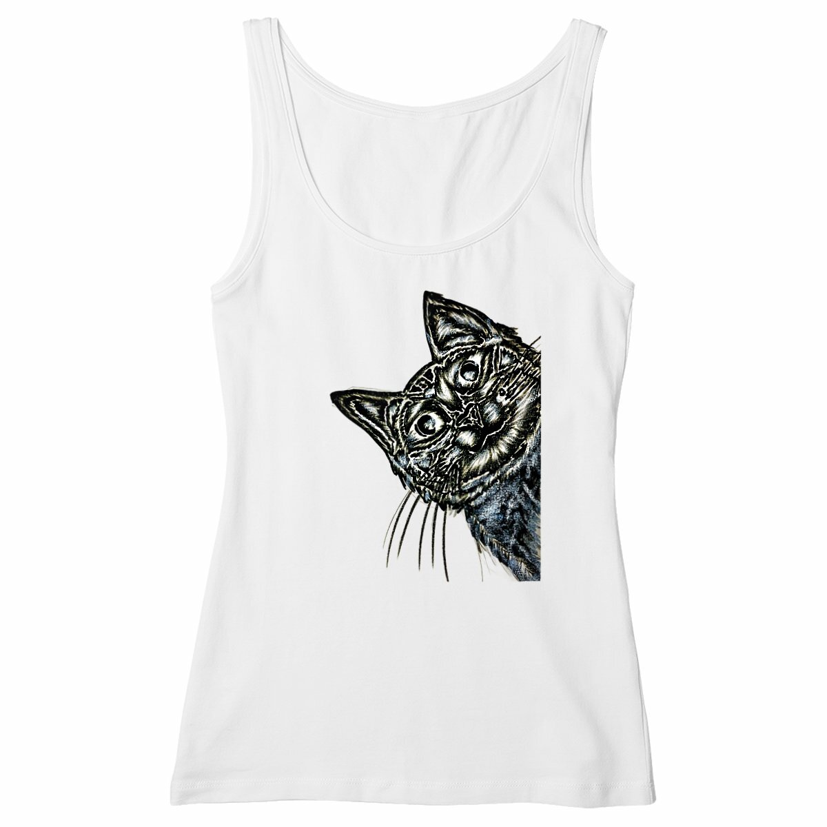 Image back Women's slim fit Tank Top - Premium