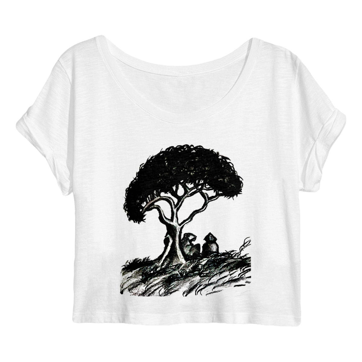 Image back Women's crop top