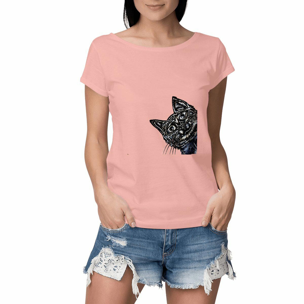 Image front Women's slub t-shirt - Premium Plus