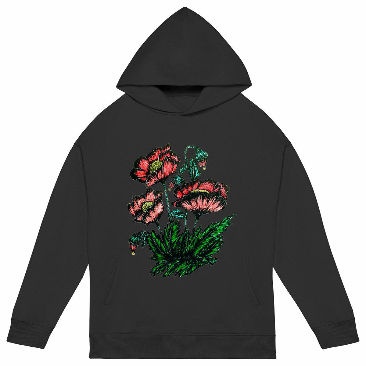 Image back Unisex oversized hoodie - Premium Plus