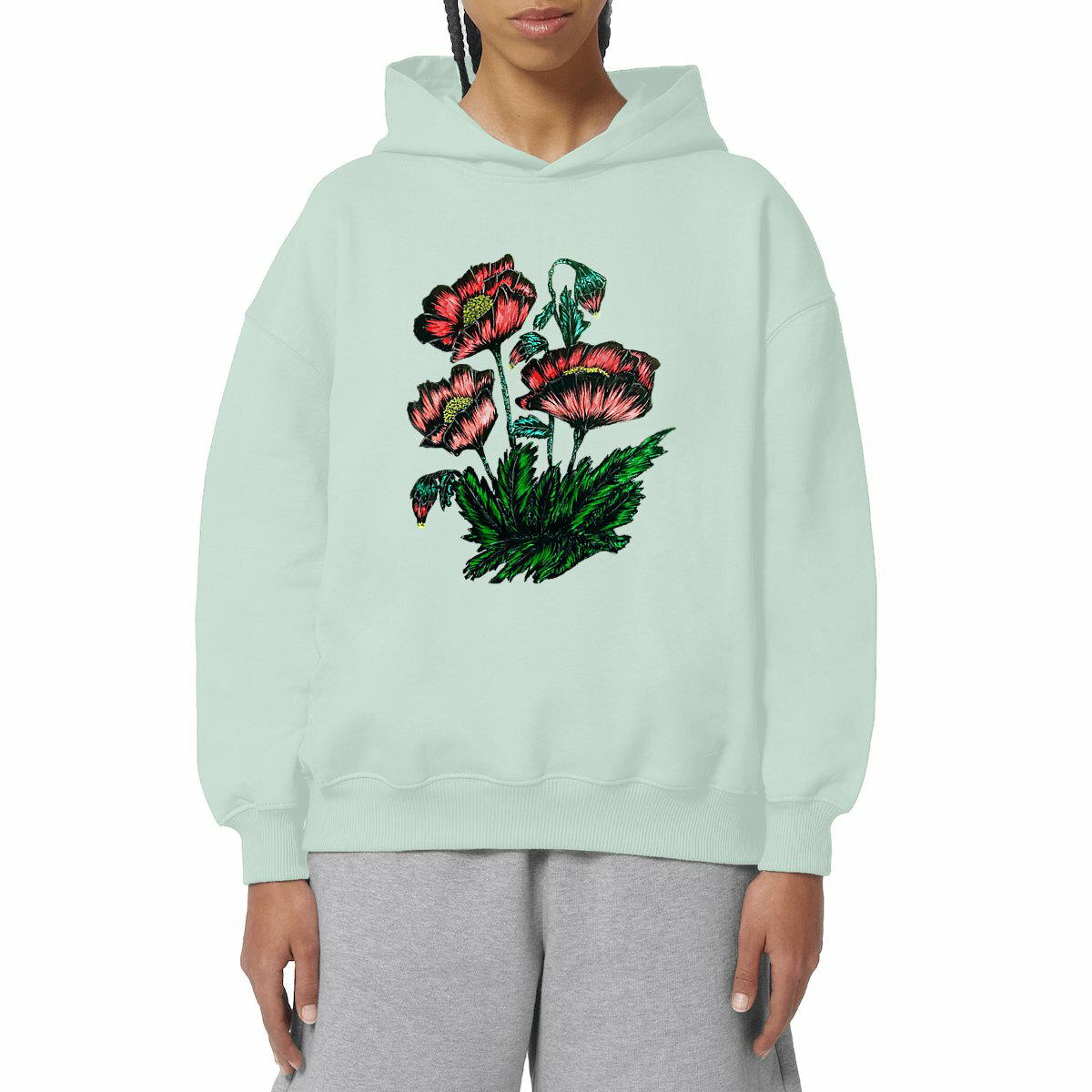 Image front Unisex oversized hoodie - Premium Plus