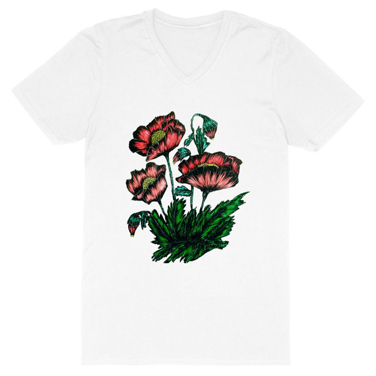 Image back Men's v-neck T-shirt - Change