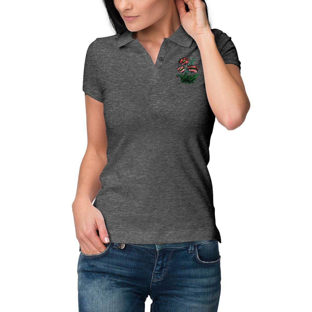 Image front Women's Polo Shirt - Premium
