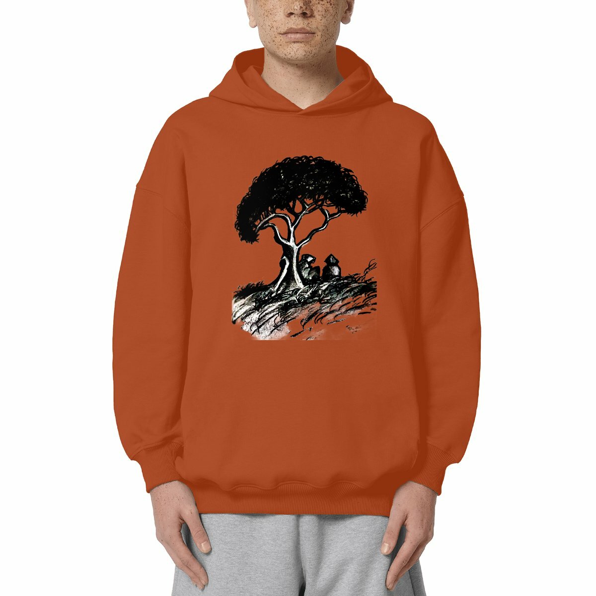 Image front Unisex oversized hoodie