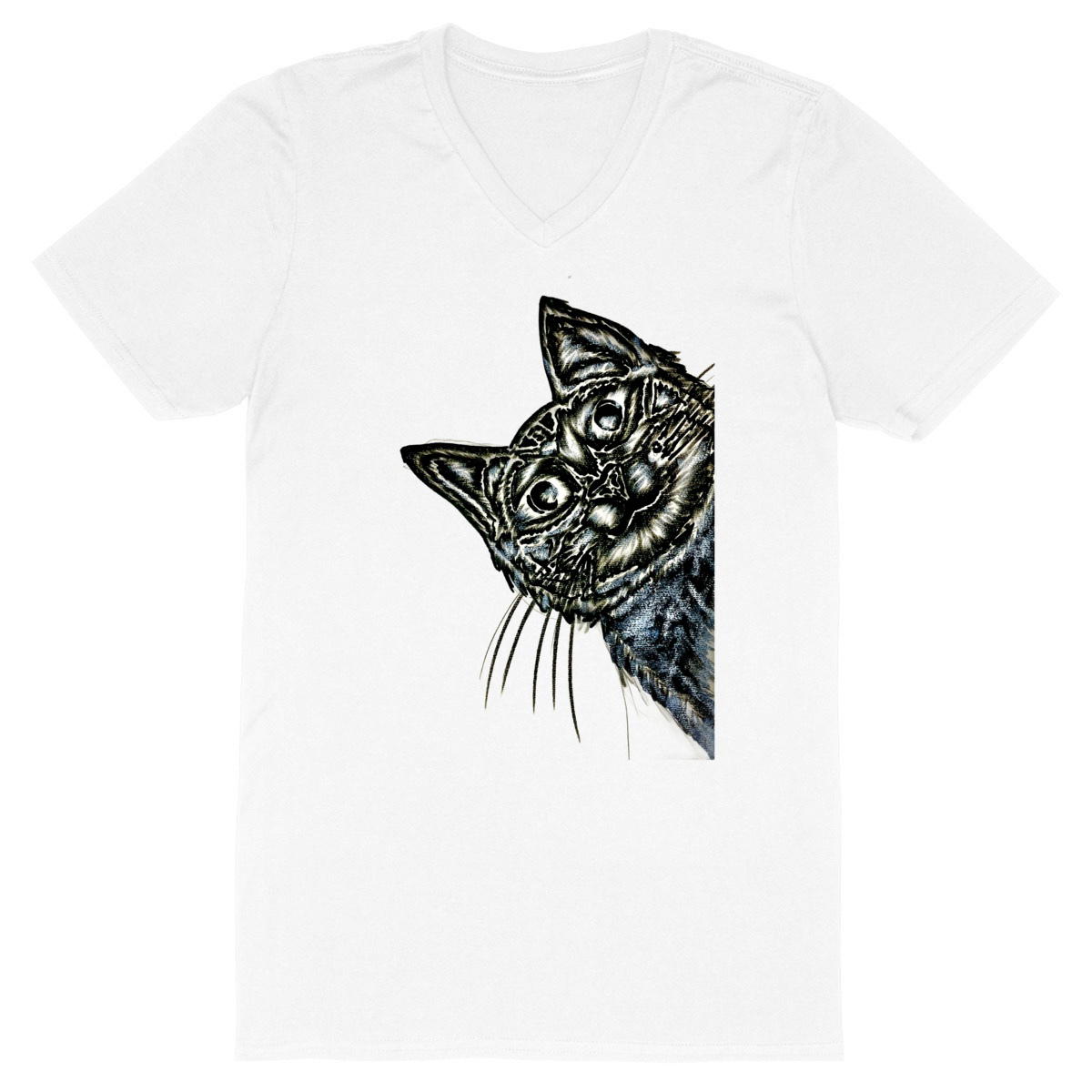 Image back Men's v-neck T-shirt - Change