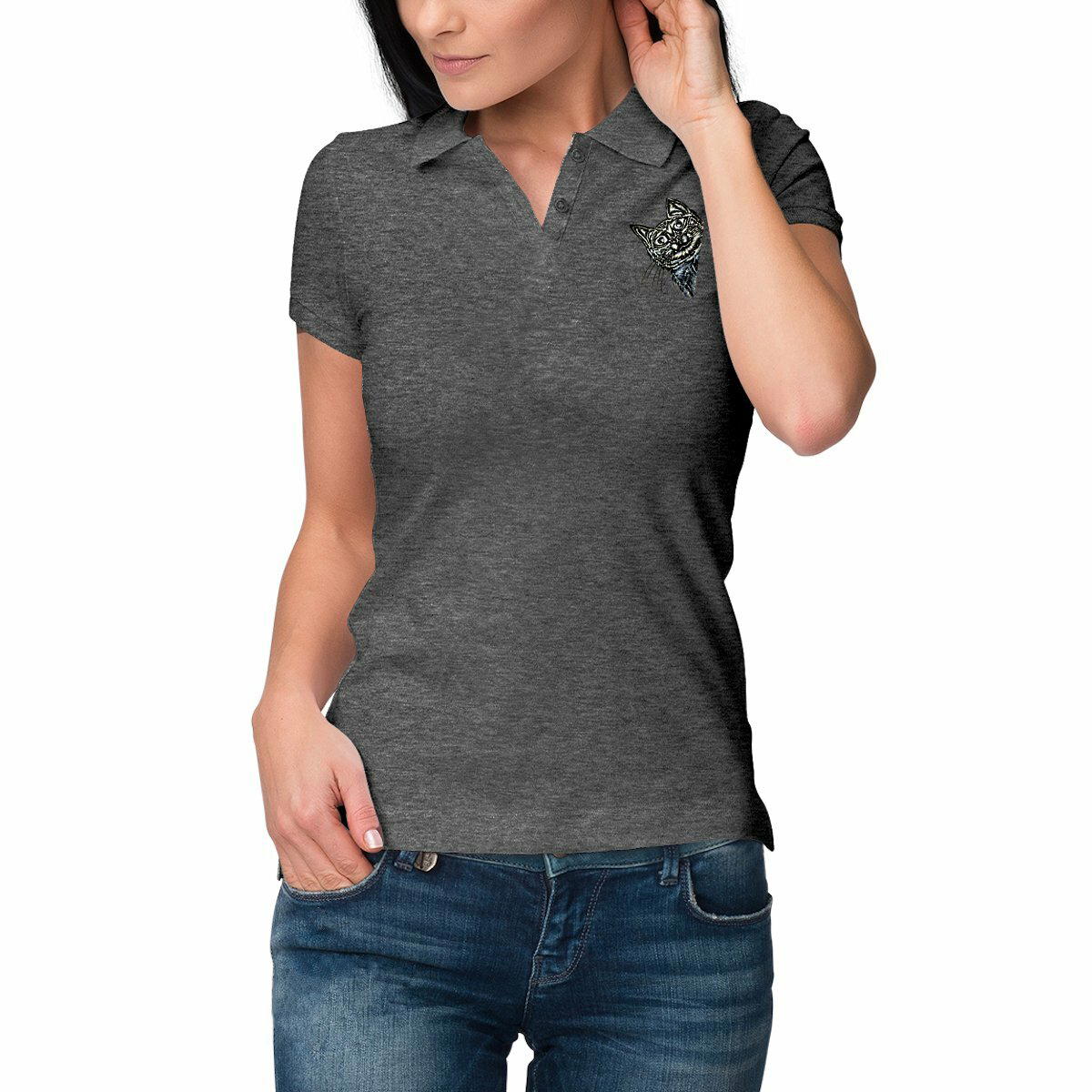 Image front Women's Polo Shirt - Premium
