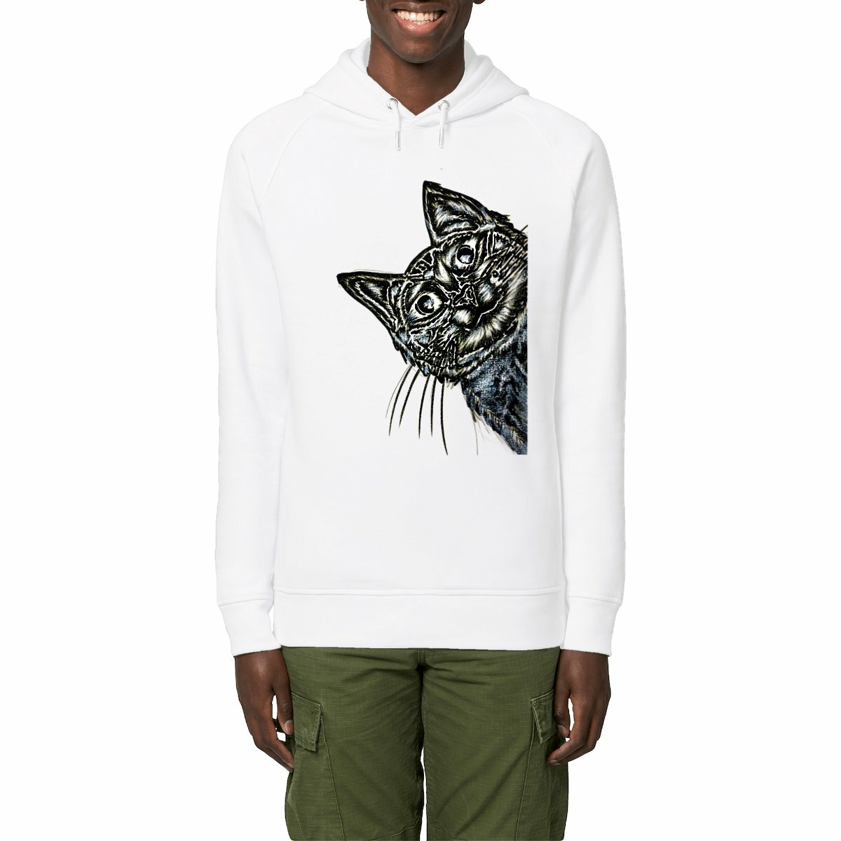 Image front Unisex side pocket hoodie - Premium Plus