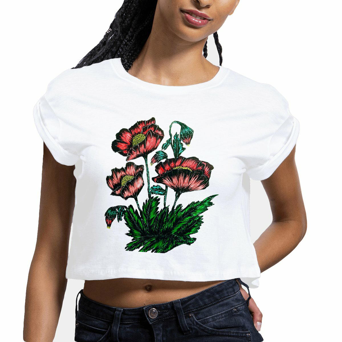 Image front Women's crop top