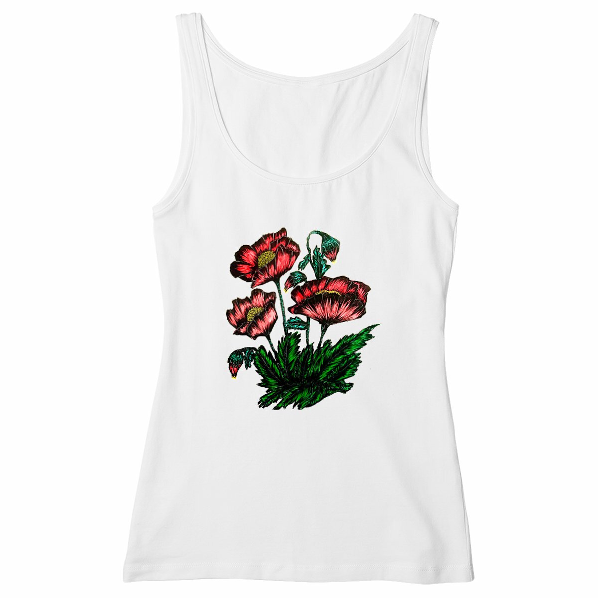 Image back Women's slim fit Tank Top - Premium