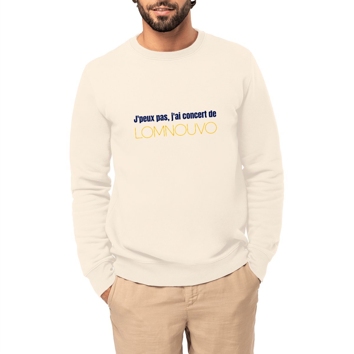 Image du produit Sweat-shirt Unisexe "J'peux pas j'ai concert de LOMNOUVO"