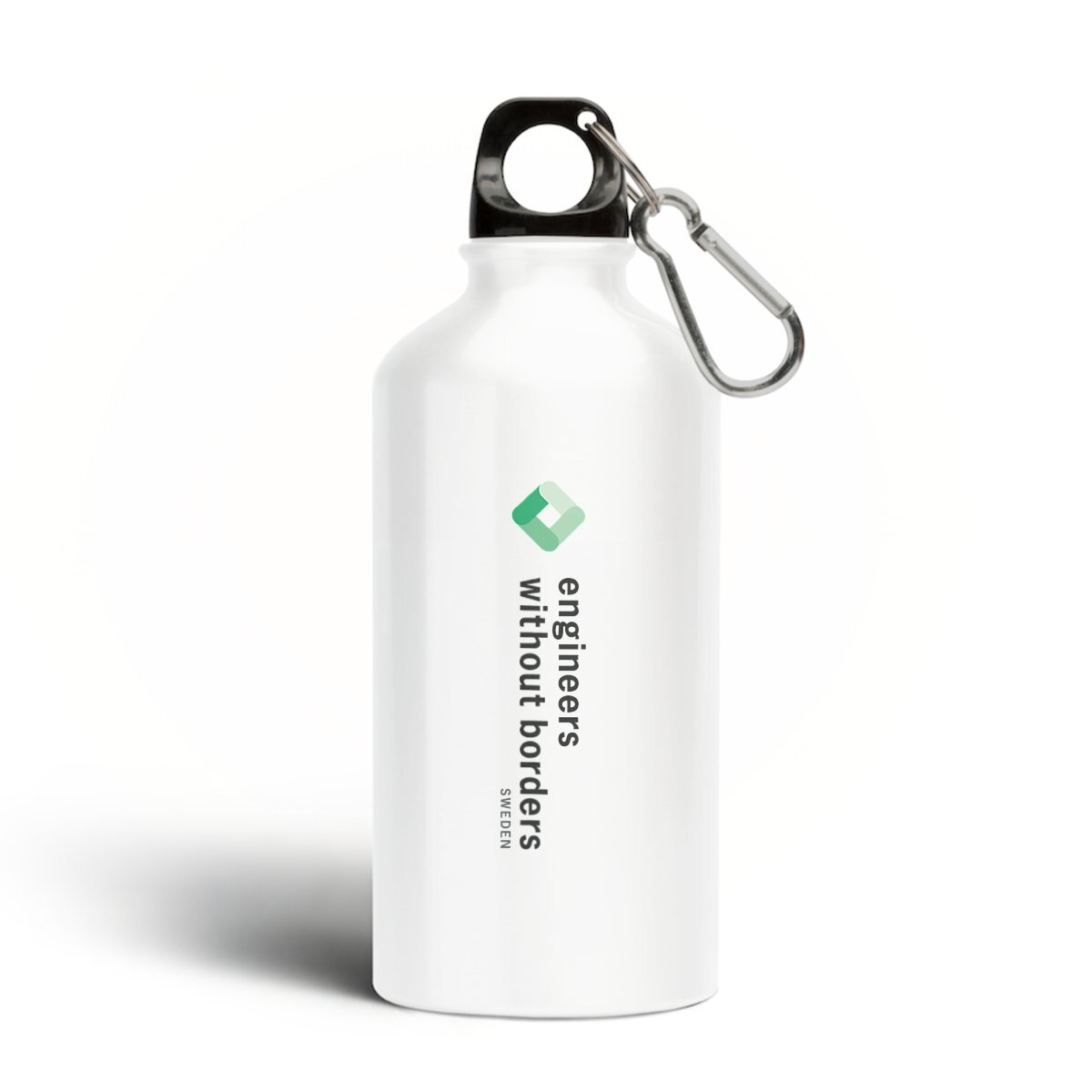 Image back Metal Water Bottle with EWB-SWE Logo, 500 ml