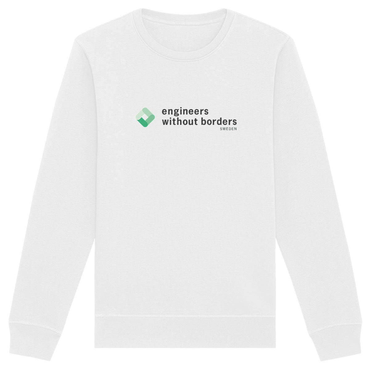 Image front Sweatshirt White or Grey with Large Logo on front