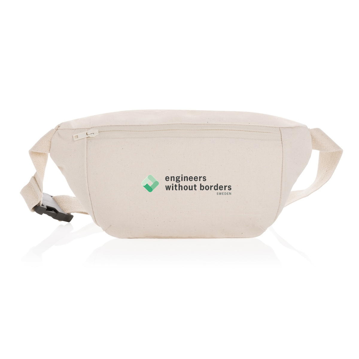 Image back EWB-SWE Recycled canvas hip bag Nature