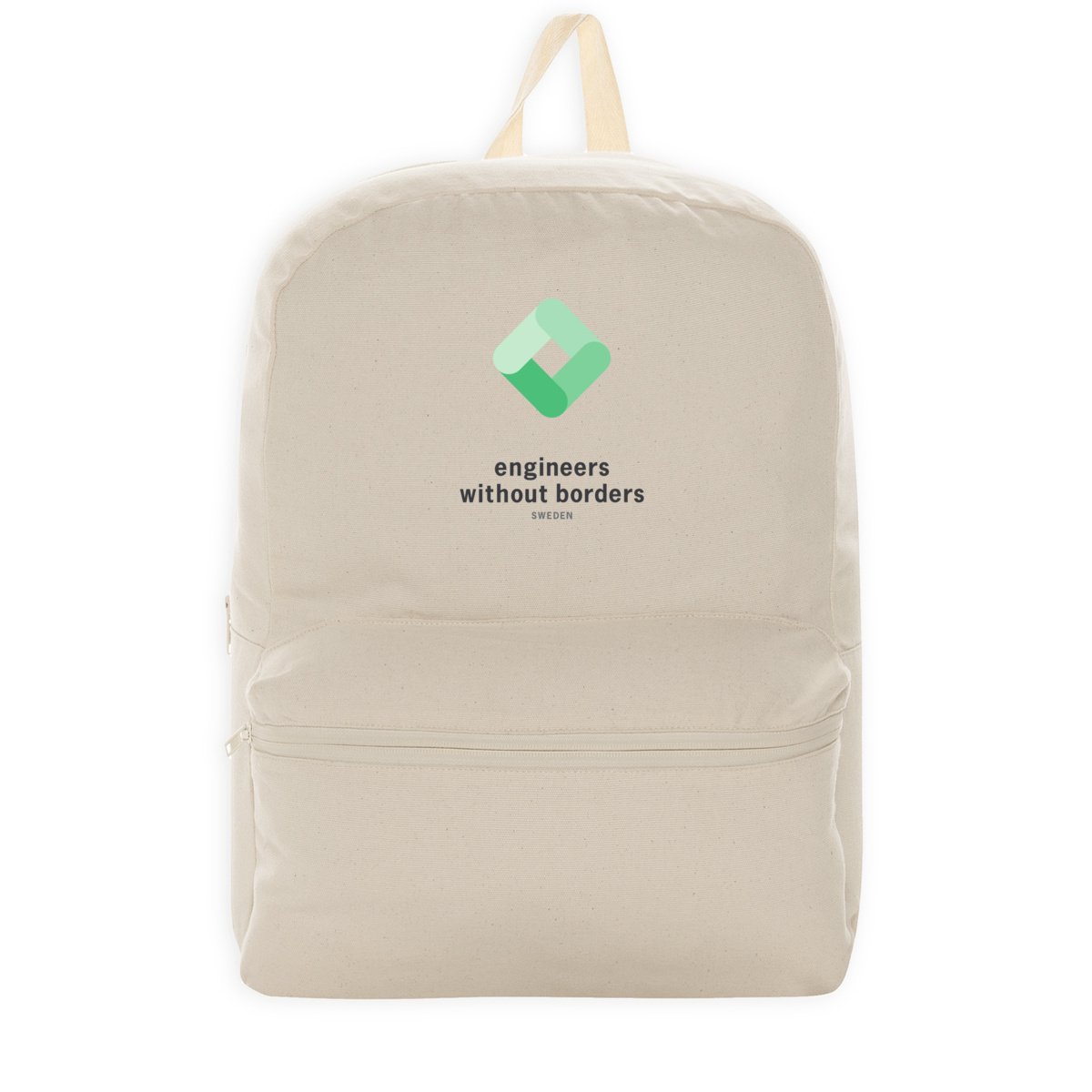 Image back EWB SWE Backpack in Recycled Cotton & Polyester in Gray or Natural colour