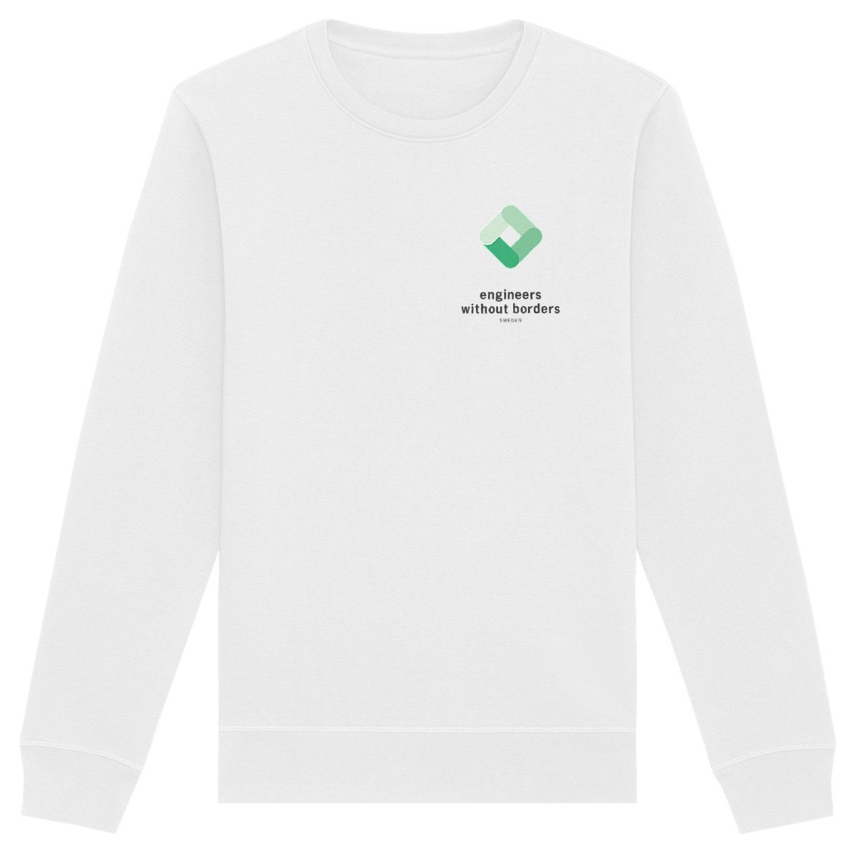 Image back Sweatshirt White or Grey with Small Logo on front + Large Logo on back