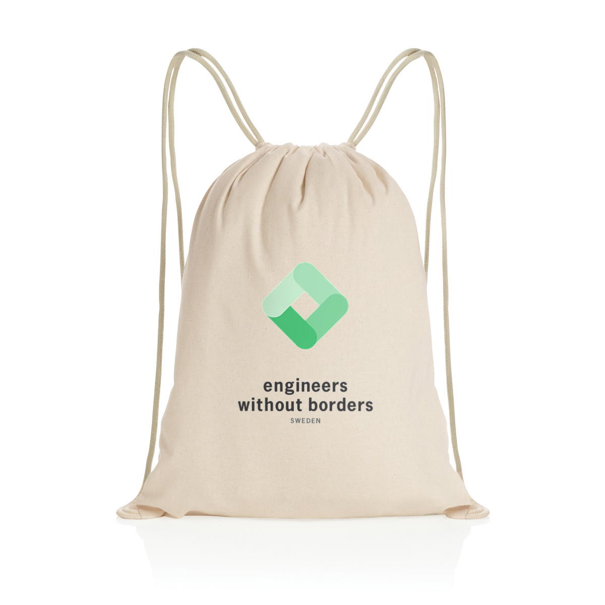 Image back EWB-SWE Recycled Drawstring Backpack
