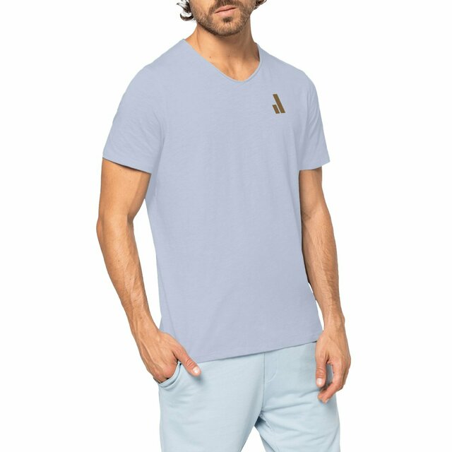 Image front Blanc's Men's slub t-shirt
