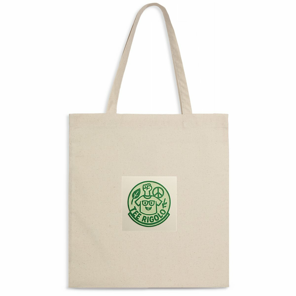 Image front Sac Kimood pesonnalisable en coton recycle pour notebook