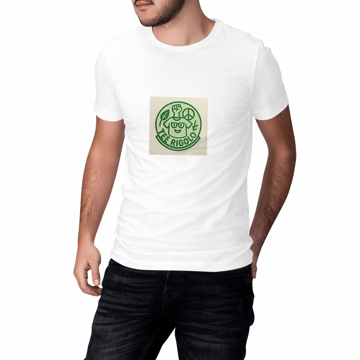 Image front T-Shirt Unisexe classique 100% coton BIO personnalisable