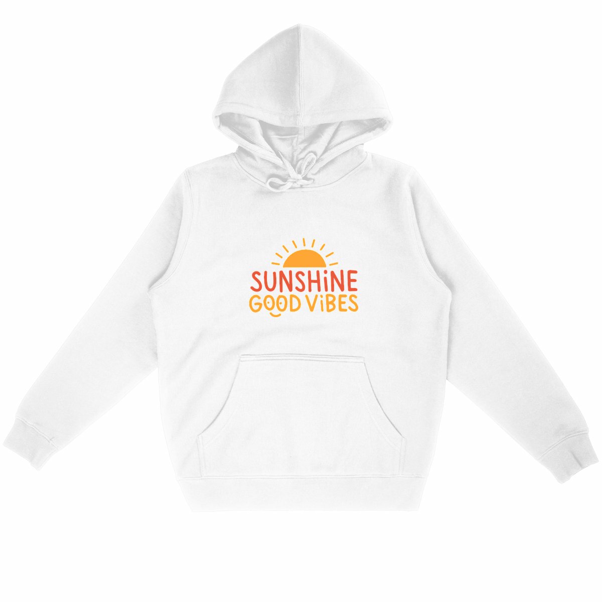 *SUNSHINE & GOOD VIBES* LIGHTWEIGHT HOODIE - UNISEX - Image