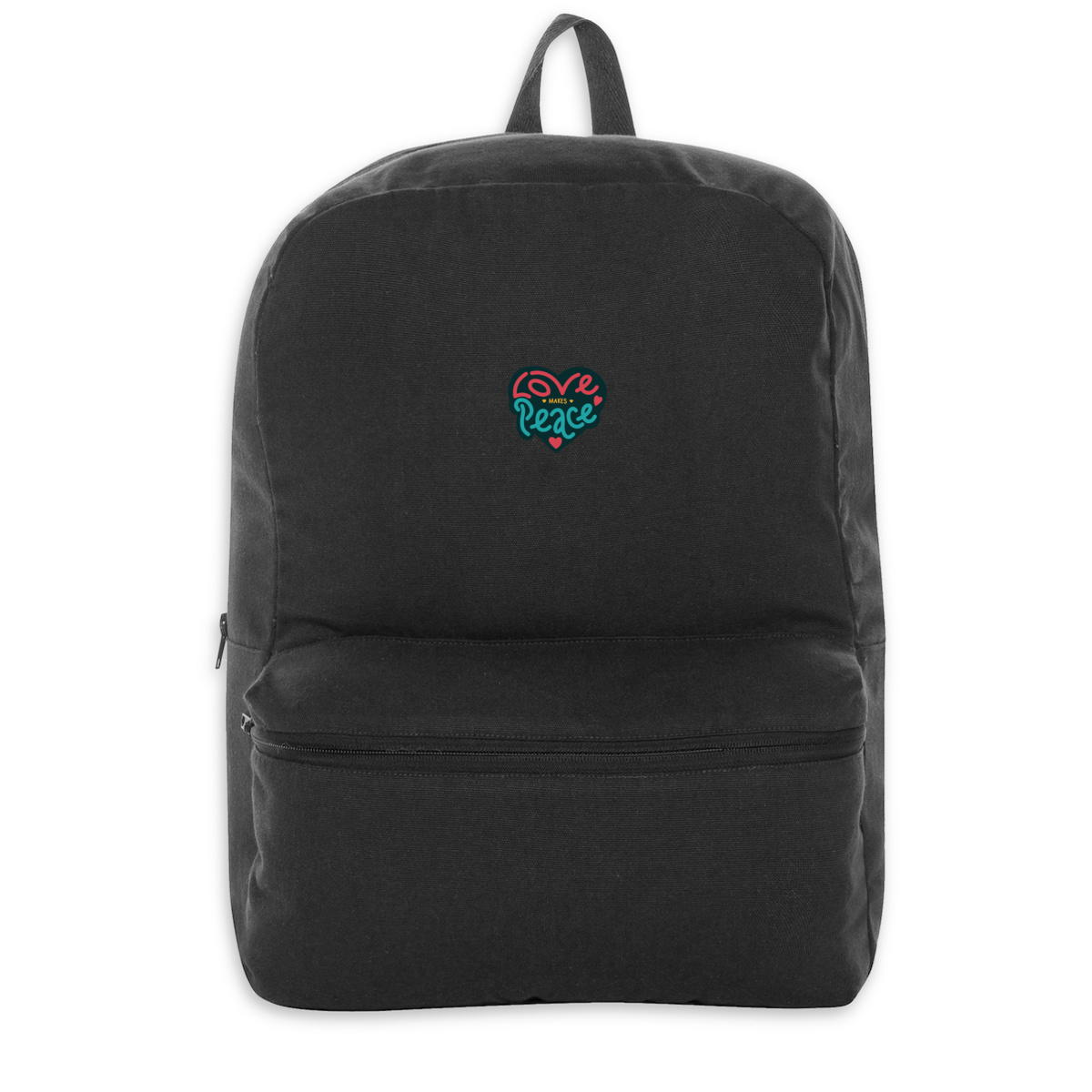 *LOVE MAKES PEACE* 100% RECYCLED BACKPACK - Image