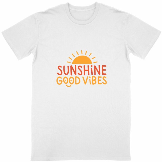 *SUNSHINE & GOOD VIBES* T-SHIRT - UNISEX - Image