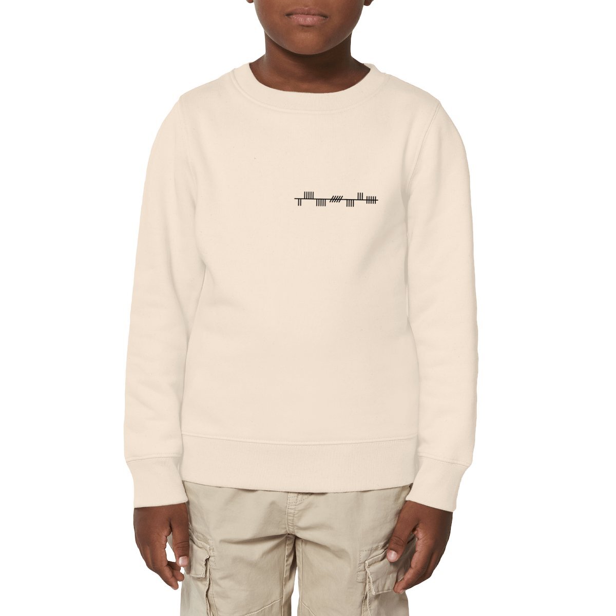 Image front Children's Ogham organic Sweat-shirt 