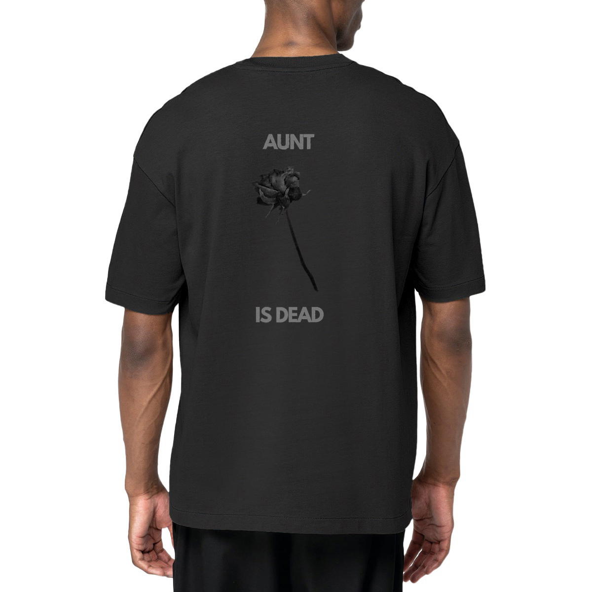 Image front T-shirt "AUNT IS DEAD"  220 g/m2