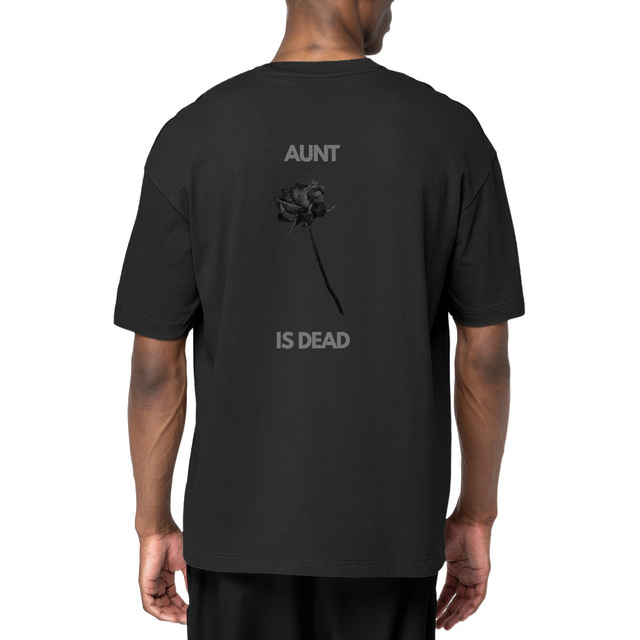 Image front T-shirt "AUNT IS DEAD"  220 g/m2
